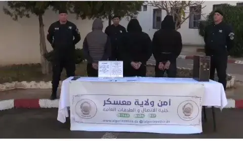 أمن ولاية معسكر يوقف 05 أشخاص متورطين في قضية التزوير واستعمال المزور في وثائق ومحررات إدارية