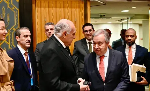 غوتيريش يشكر الجزائر على الدعوة لتقديم إحاطة حول الوضع في الشرق الأوسط بما  في ذلك القضية الفلسطينية