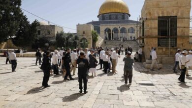 Photo de Palestine : des dizaines de colons sionistes prennent d’assaut l’esplanade de la mosquée Al-Aqsa