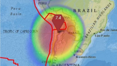 Photo de Un séisme de magnitude 7,4 secoue le nord du Chili