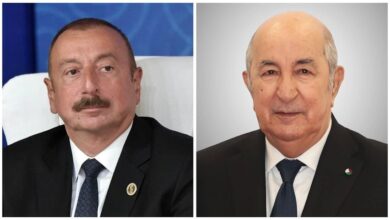 Photo de Le président azerbaïdjanais félicite le président de la République pour sa réélection